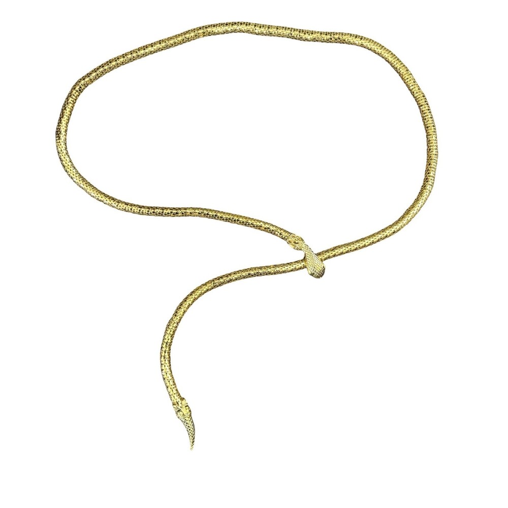 Vintage Gold Snake Chain Belt - Picture 3 of 8